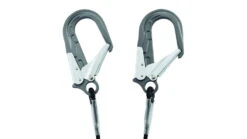 Petzl Absorbica-Y Lanyard W/Energy Absorber, Captive Carabiners -Petzl Adventure Sales Store opplanet petzl absorbica y 80 mgo double lanyard w energy absorber captive carabiner mgo ansi 80cm 80cm l64yum 80 av 1