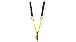 Petzl Absorbica-Y Tie-Back -Petzl Adventure Sales Store opplanet petzl absorbica y tie back black yellow l015aa00 av 1