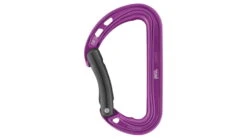 Petzl Spirit Carabiner Bent -Petzl Adventure Sales Store opplanet petzl spirit carabiner bent violet m061ab03 main